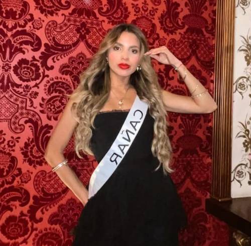La modelo defendió su participación y aseguró sentirse orgullosa de haber llevado la banda de Cañar.