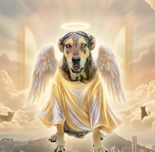 La Policía de Perú despide con honores a 'Vaguito', su querido perro símbolo