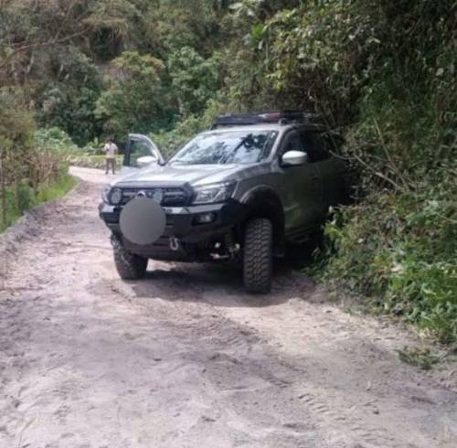 Empresario atacado a disparos en Calacalí, noroccidente de Quito.