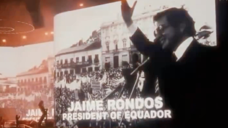 Imagen de Jaime Roldós apareció en Coachella: ¿Por qué The Strokes proyectó la foto?