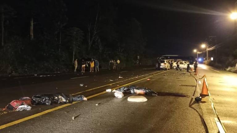Mueren presuntos secuestrados en un accidente de tránsito en Esmeraldas
