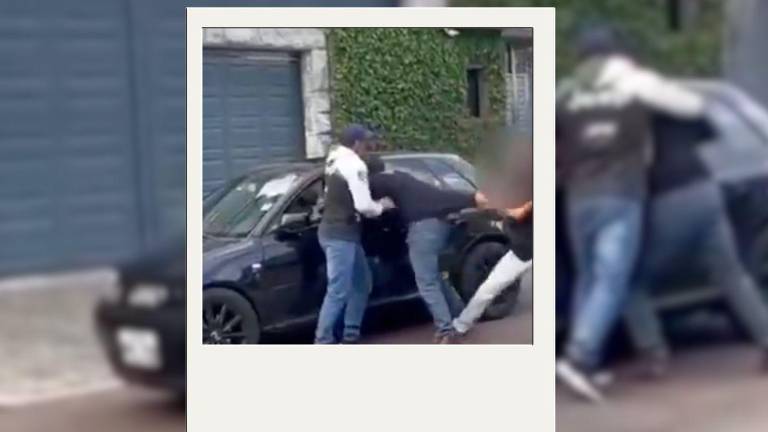 Hombre que intentó golpear a un padre de familia emitió un comunicado.