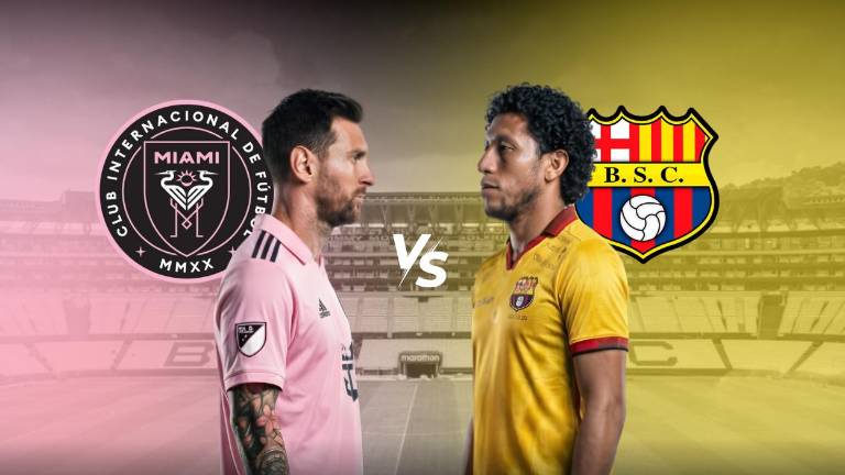 Barcelona SC juega contra el Inter Miami de Lionel Messi.