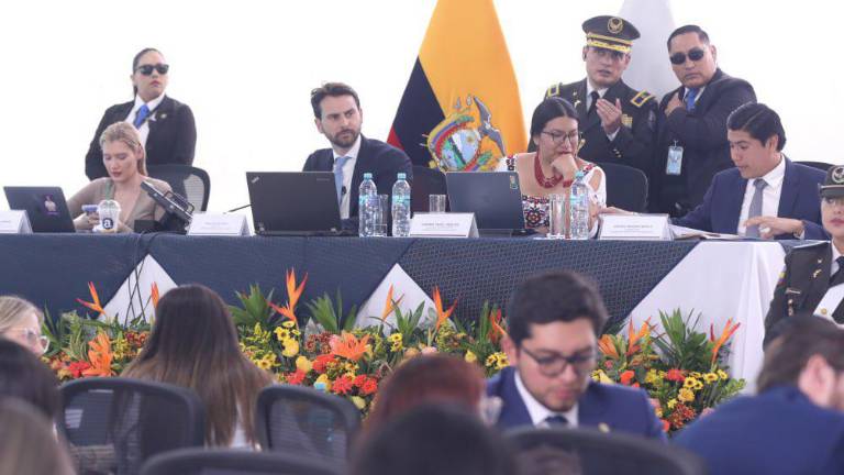 Fotografía que muestra al presidente de la Asamblea Nacional, Niels Olsen, encabezando la sesión plenaria del viernes, 20 de febrero del 2026.