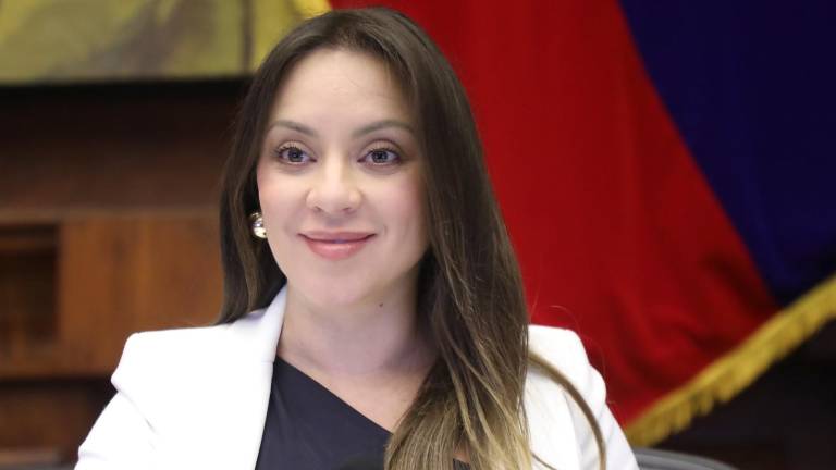 Mishel Mancheno, la nueva presidente de la Legislatura.