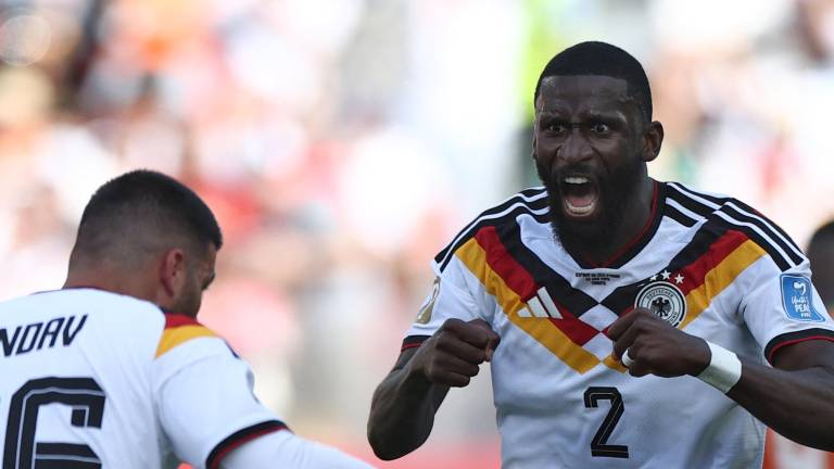 Alemania celebra un gol frente a Costa de Marfil.
