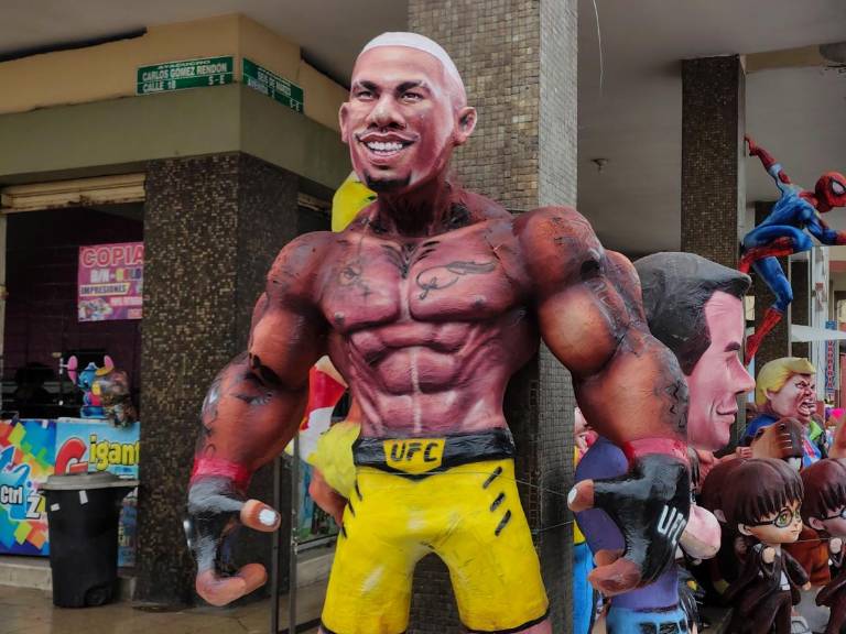 $!Monigote de Michael Morales, peleador de la UFC.