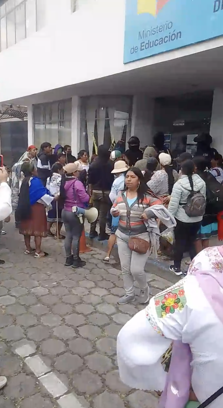 Manifestación en Ibarra 