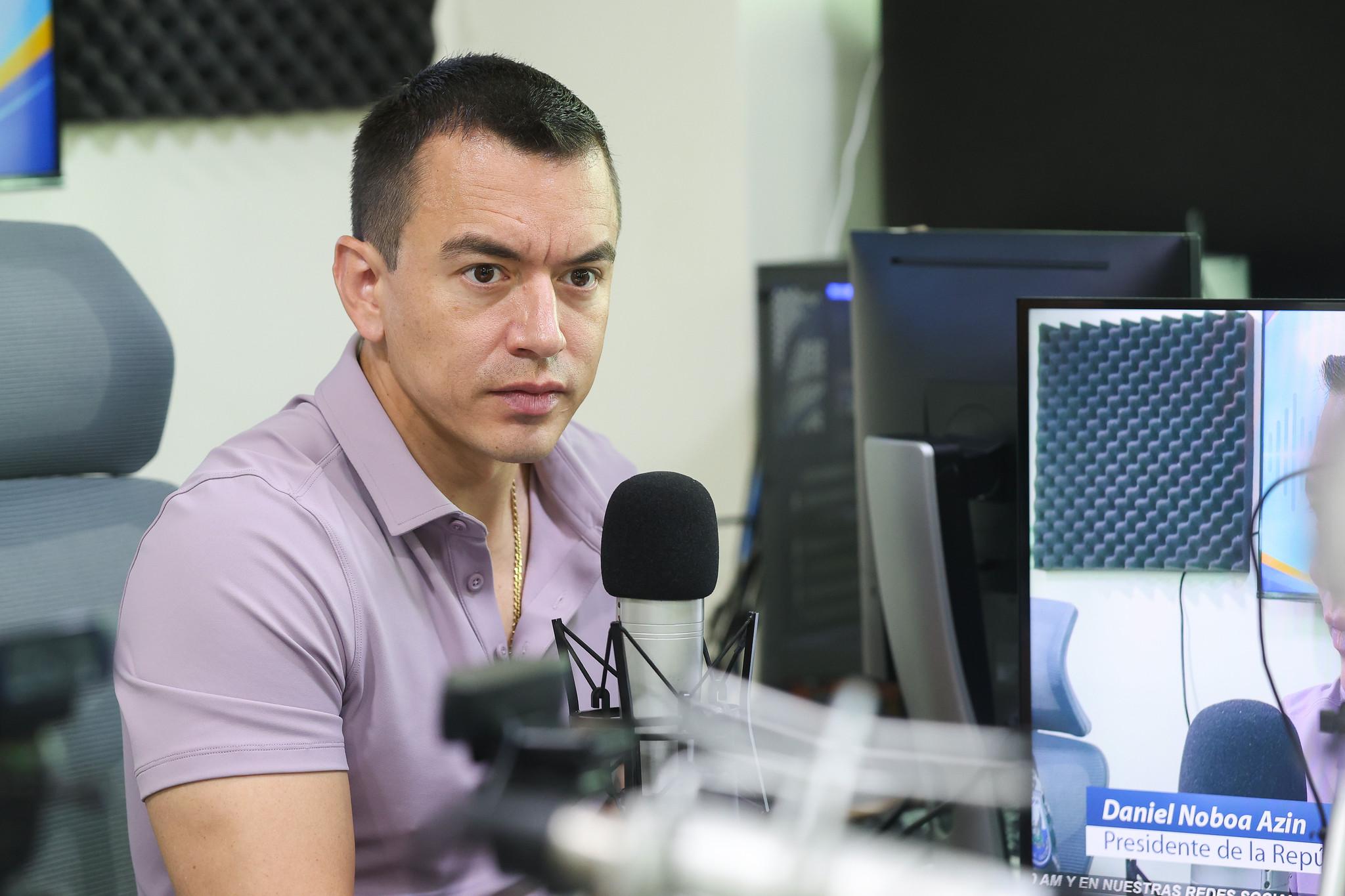 Noboa anuncia que Ecuador está preparado para brindar ayuda a Panamá tras el terremoto