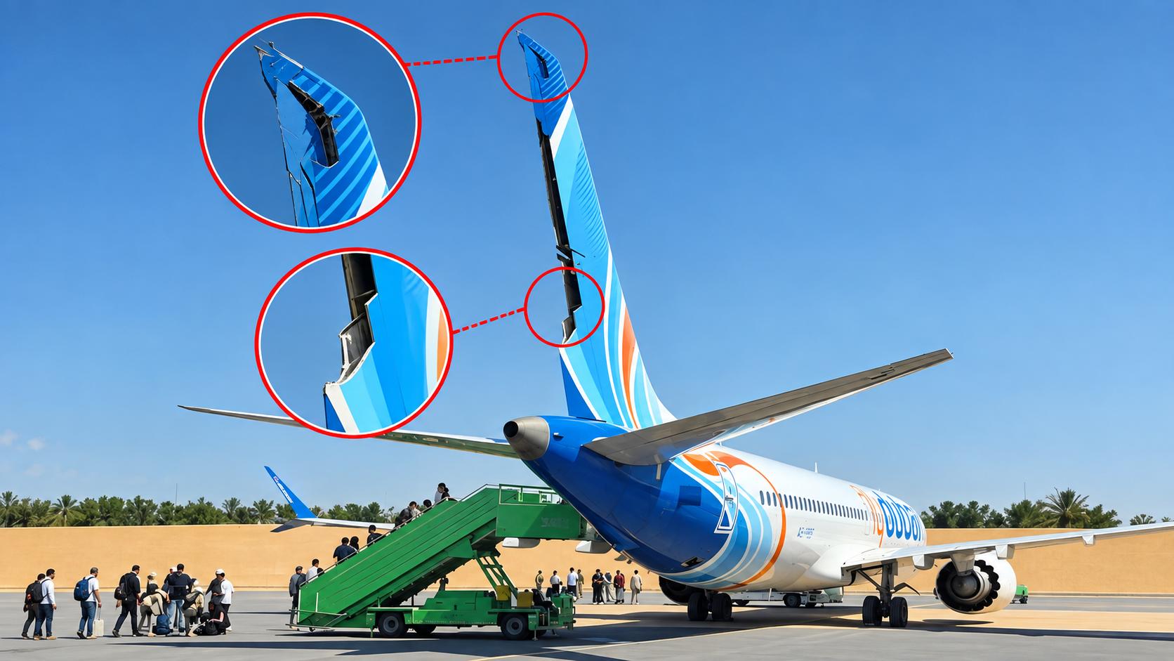 El Boeing 737MAX rompió la barrera del sonido y perdió parte de la cola: ¿Qué se sabe del vuelo de terror de FlyDubai?