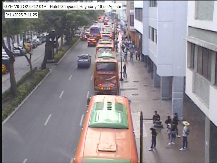 Llegan primeros buses 