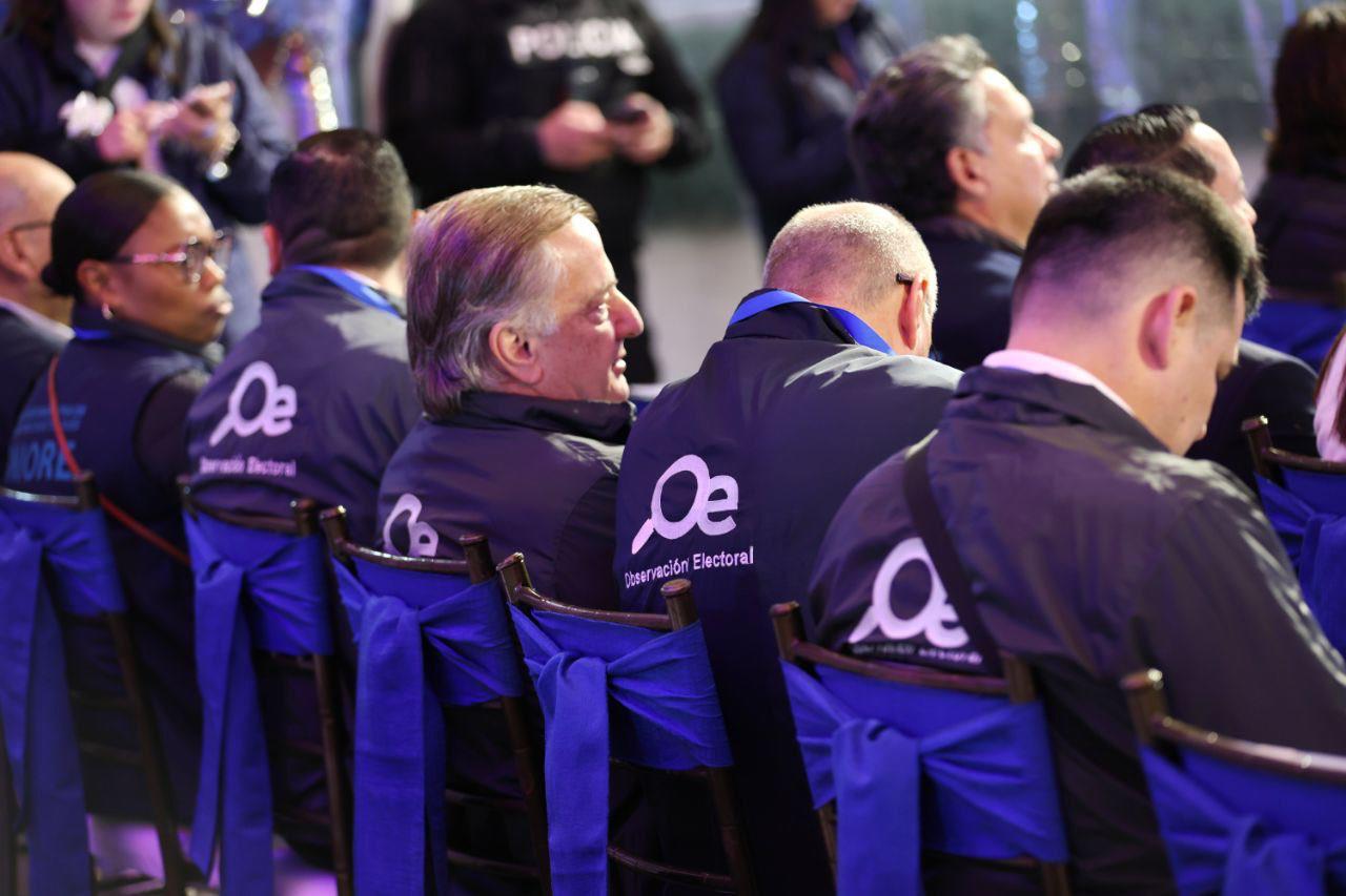 Diana Atamaint destaca presencia de misiones de observación internacional