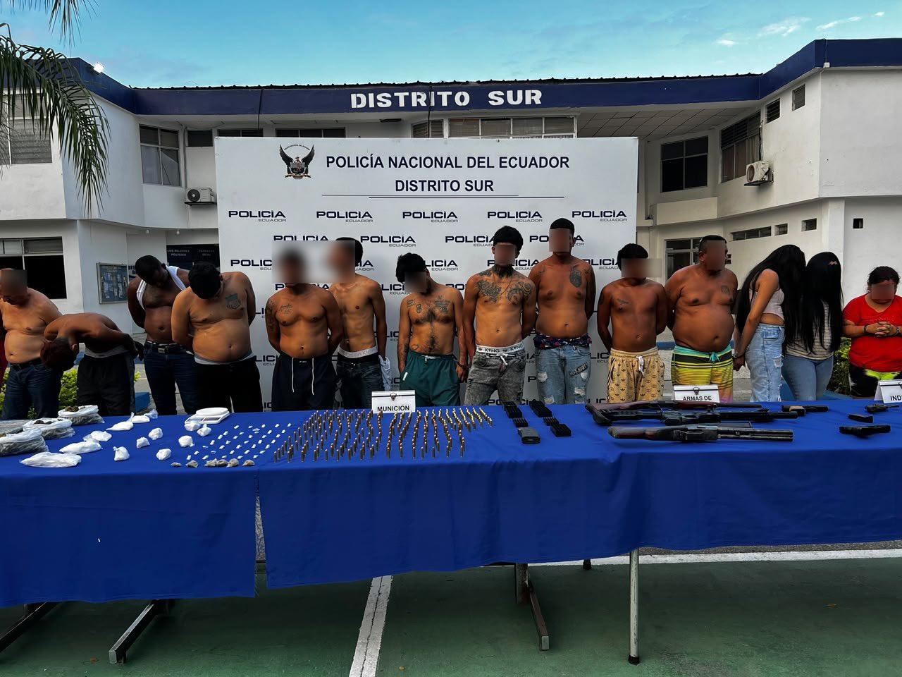 Operativo Apolo 36 en Guayaquil y Durán deja 24 aprehendidos tras 28 allanamientos