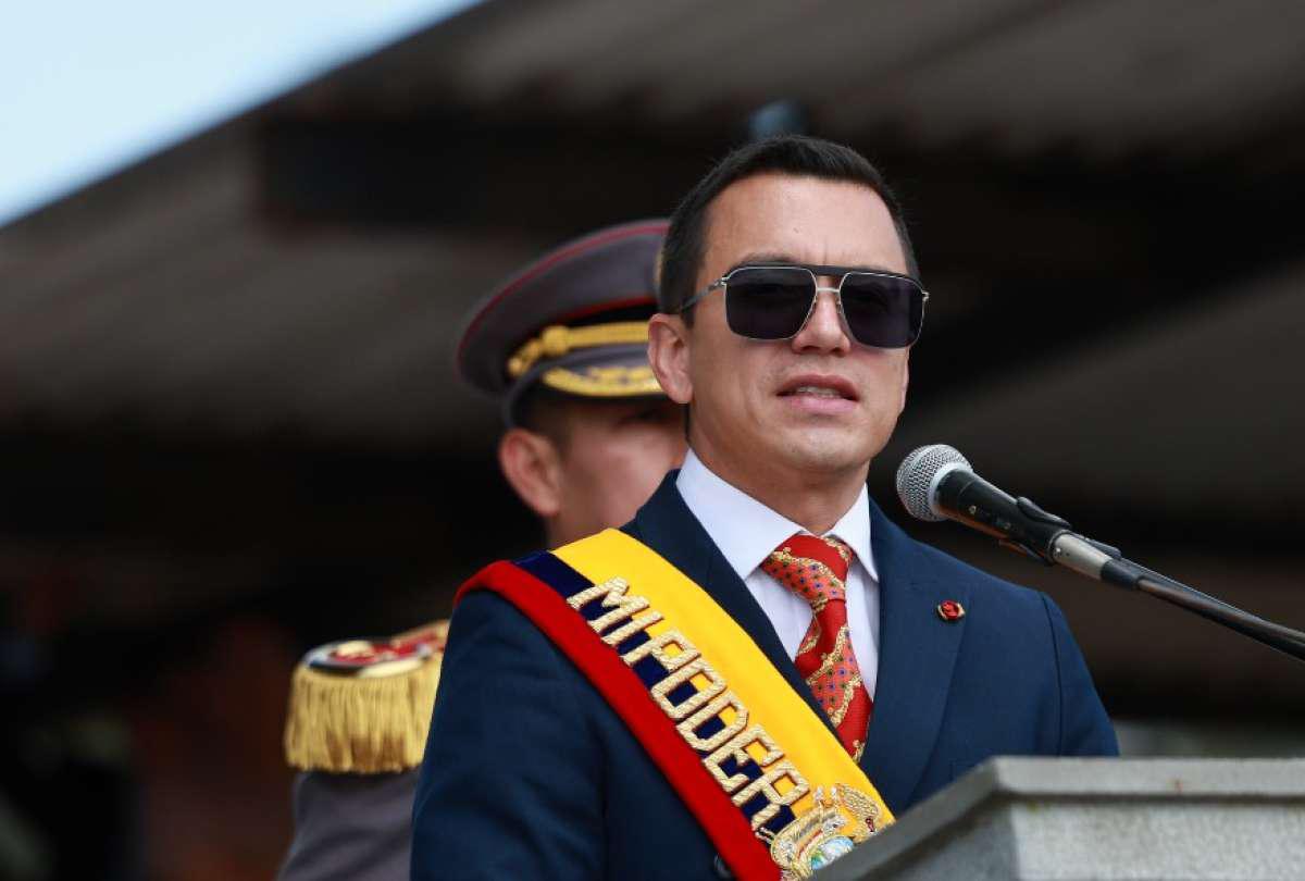 “Esta guerra la estamos ganando juntos”, dice Noboa antes de su Informe a la Nación
