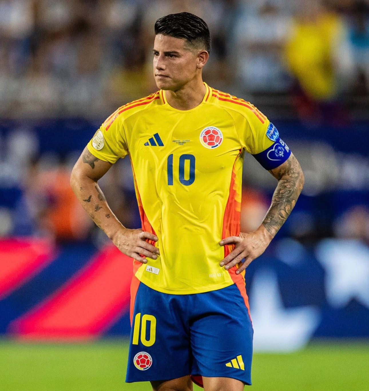 James Rodríguez anunció su retiro de la selección de Colombia