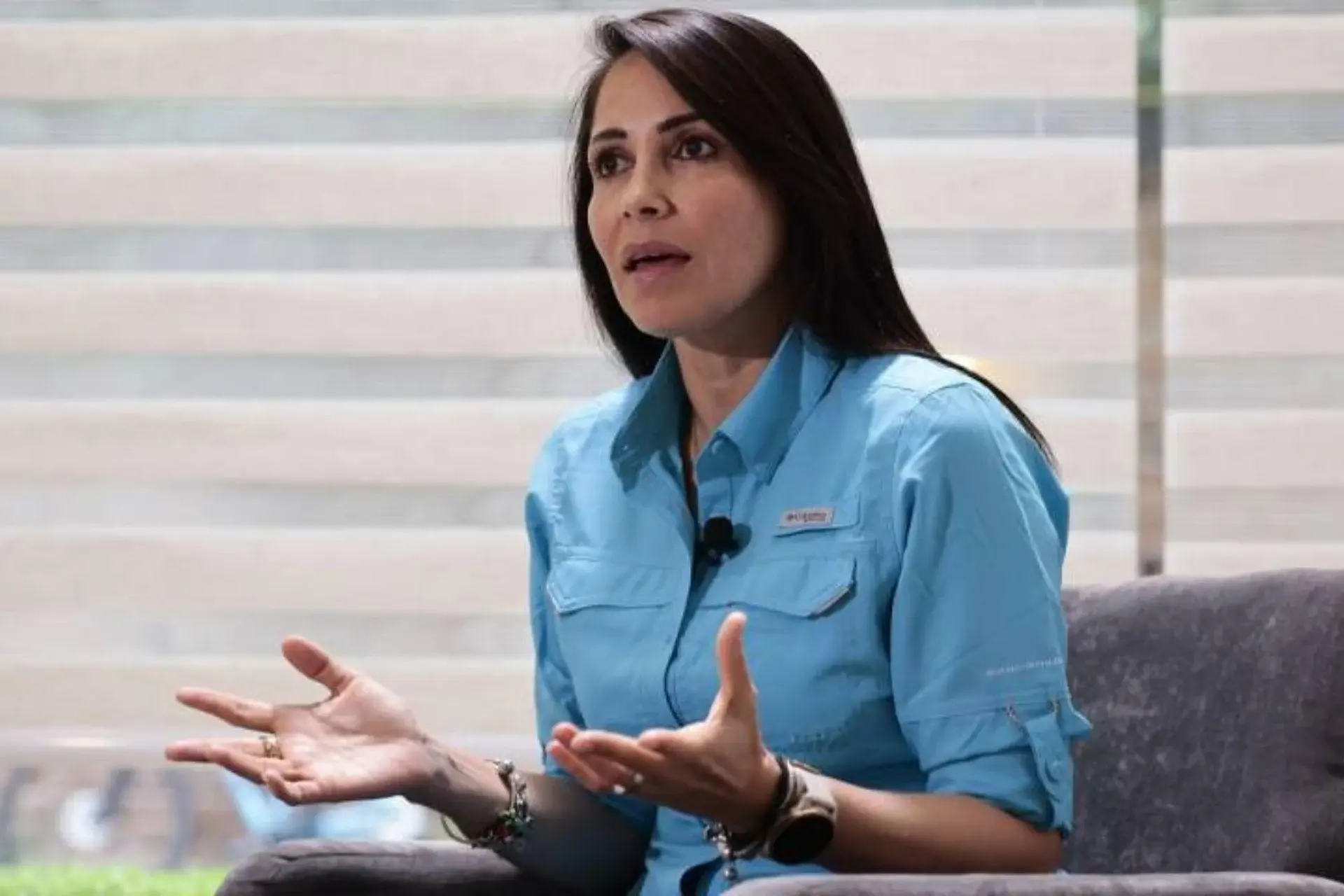 Luisa González fue detenida en un operativo por presunto lavado de activos