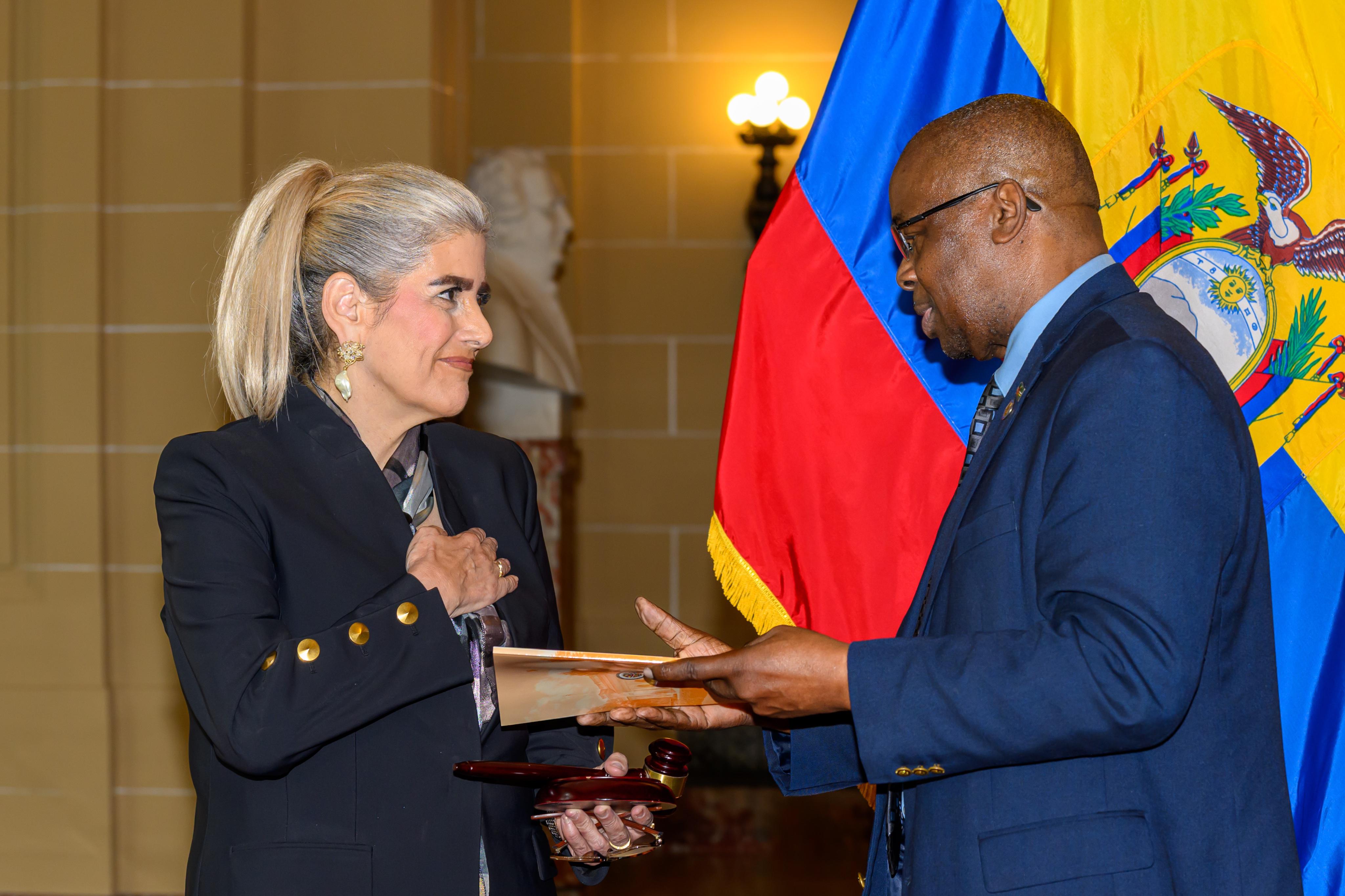 Ecuador asume la Presidencia del Consejo Permanente de la OEA con Mónica Palencia 