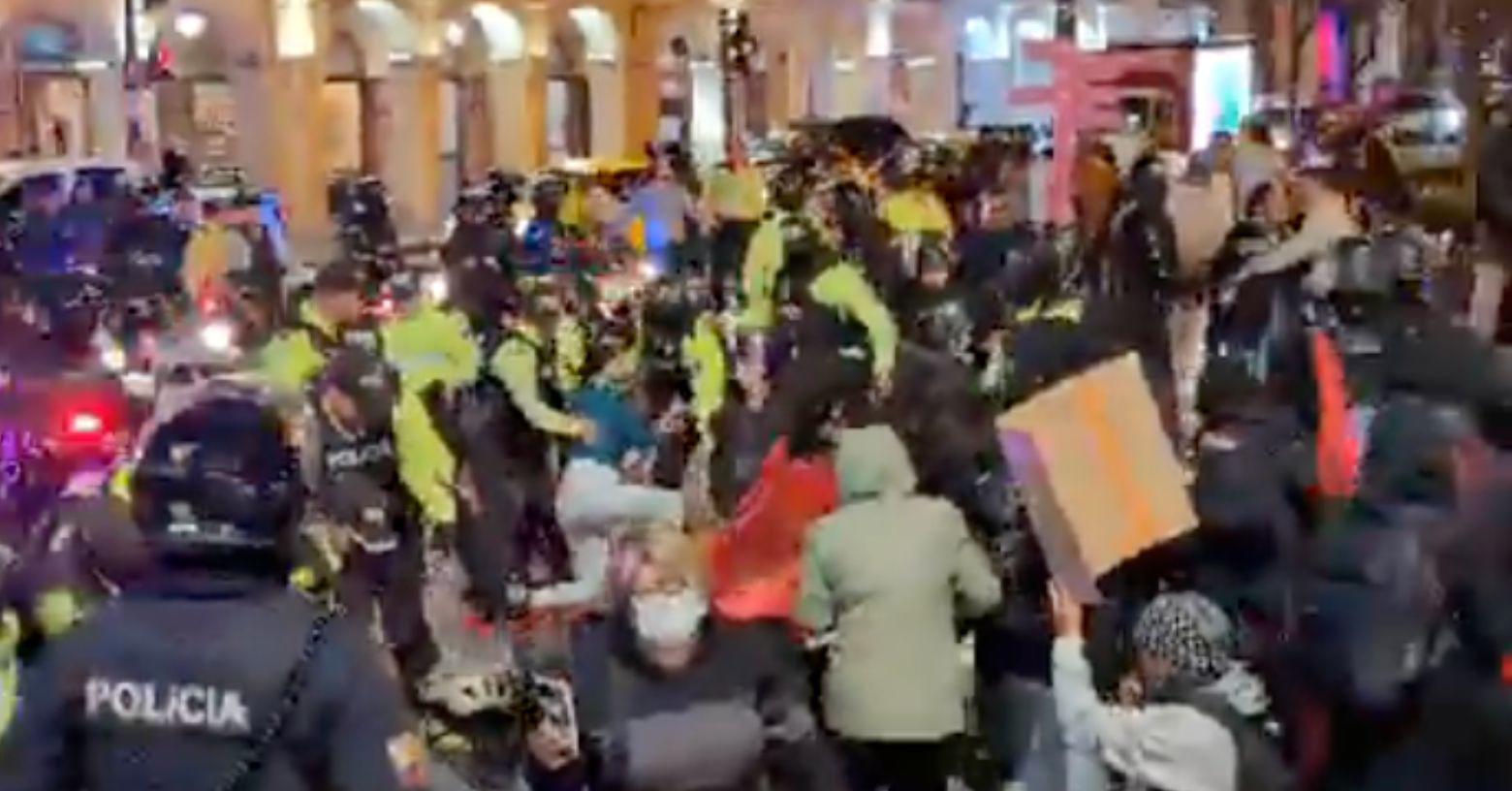 Alertan represión policial en Cuenca 