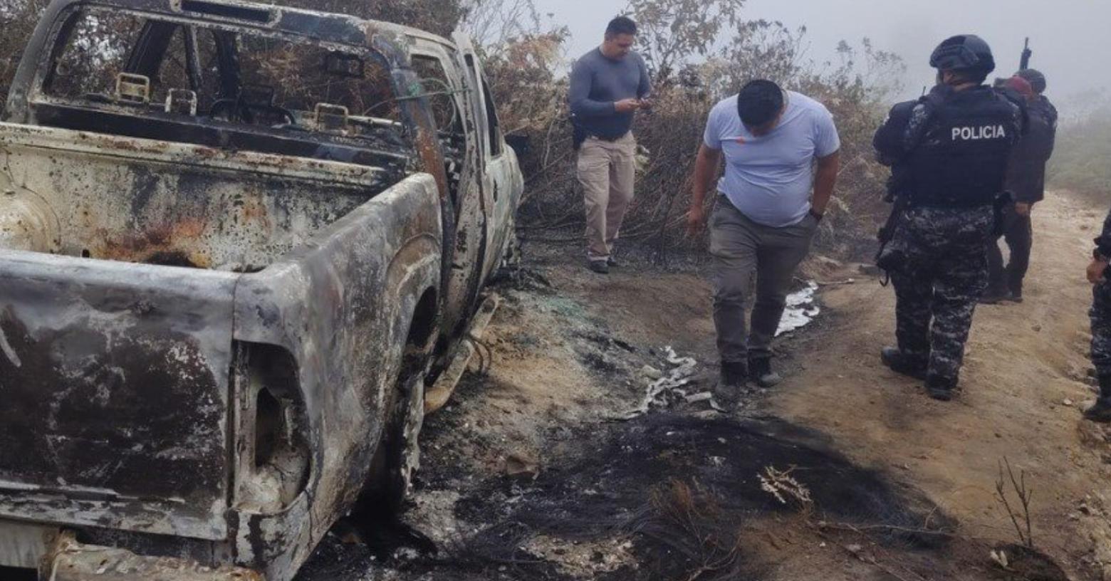 En una mina ilegal de Pucará, en Azuay, fueron hallados ocho cadáveres decapitados