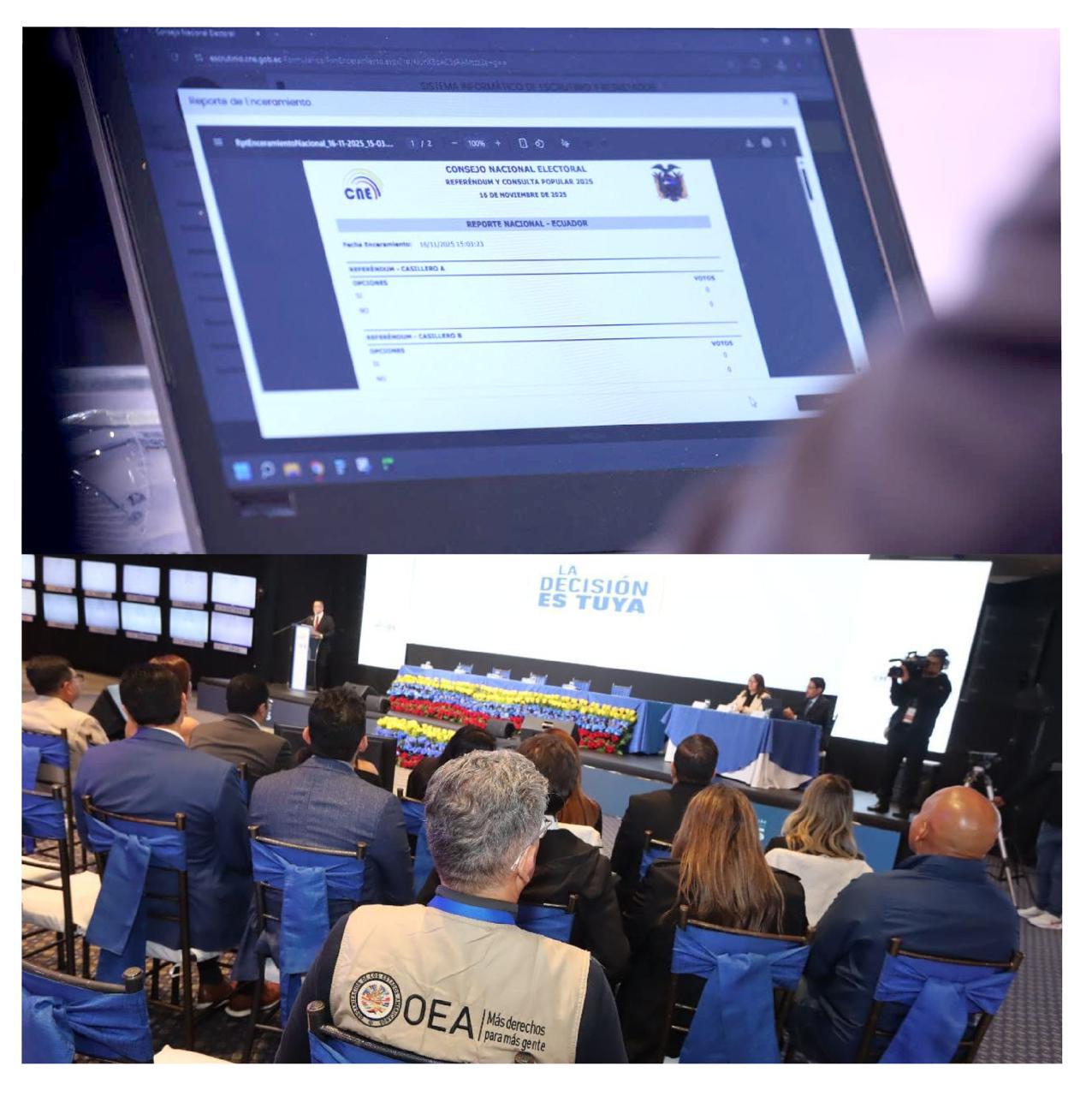 CNE enceró el sistema informático