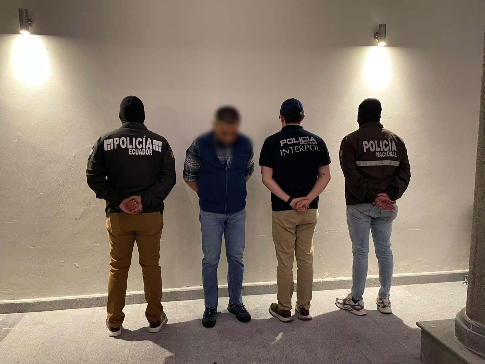 Capturan en Quito a ecuatoriano requerido por EE.UU. por presunto narcotráfico y lavado de dinero