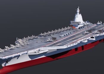 China acelera la construcción de un portaaviones de 330 metros de largo, casi tan extenso como tres campos de fútbol juntos