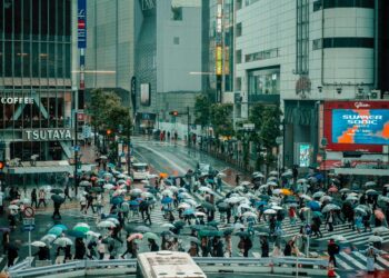 La ciudad de Tokio se hundió silenciosamente 22,8 centímetros en un solo año