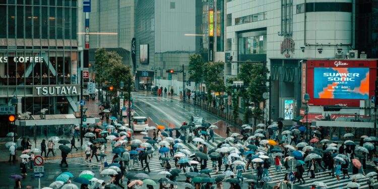 La ciudad de Tokio se hundió silenciosamente 22,8 centímetros en un solo año