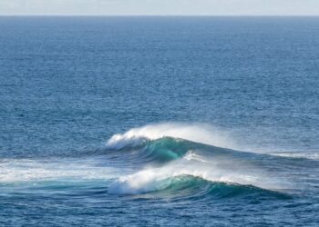 Un satélite captó olas de más de 30 metros provenientes del océano Pacífico y confirmó una enorme cantidad de energía desplazándose por el planeta