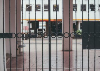 Adiós las rejas negras entrada