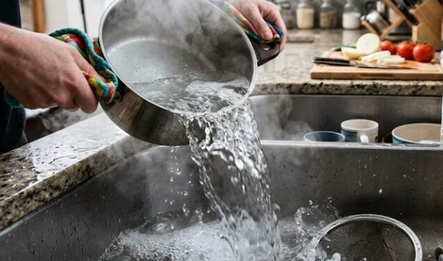 Me costó mucho tiempo entender por qué no debía verter agua caliente por el fregadero de la cocina