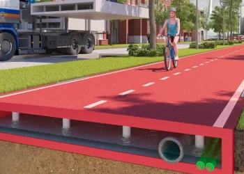 China construye primera carretera plástico