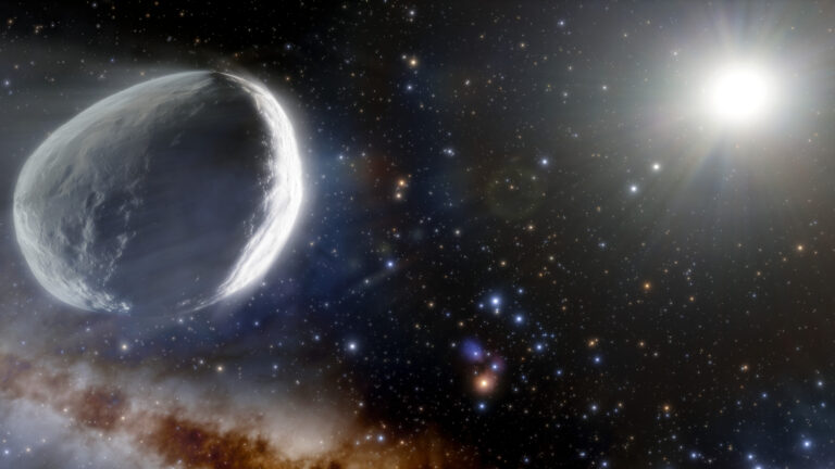 Descubren cometa gigante kilómetros diámetro