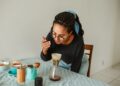 Sentir solo aroma del café