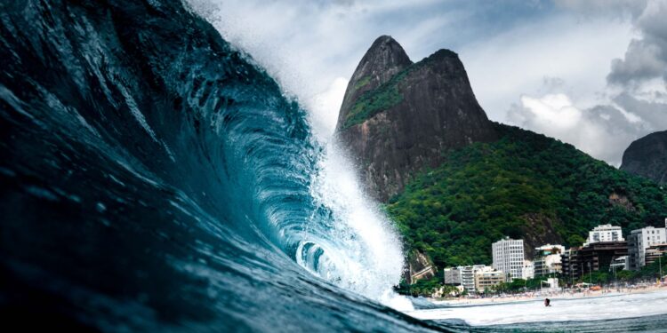 Tsunami alcanza brasil activa una