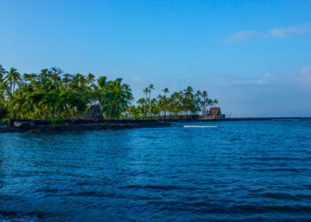 Una isla paradisíaca hawái ofrece