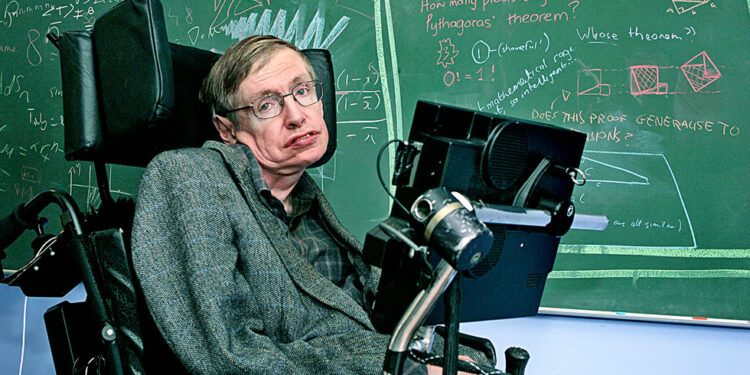Stephen Hawking dejó una reflexión para los días difíciles: “Mira a las estrellas y no a tus pies”