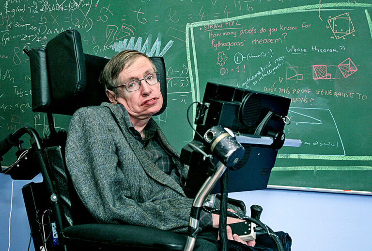 Stephen Hawking dejó una reflexión para los días difíciles: “Mira a las estrellas y no a tus pies”