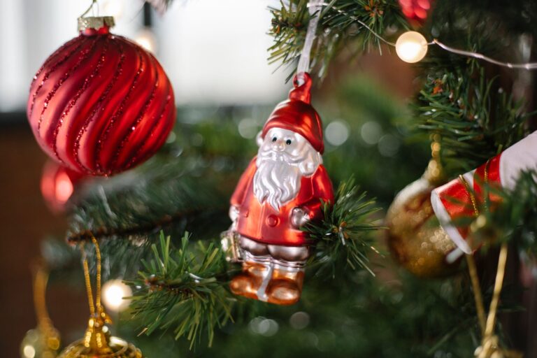 Adiós papá noel árbol navidad