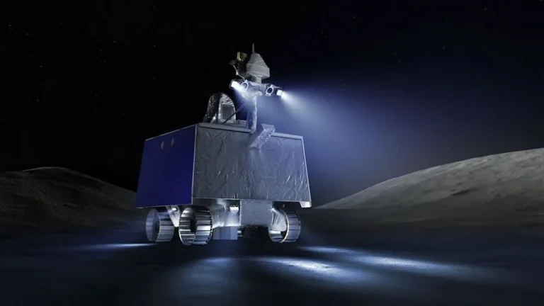 NASA publica imágenes de astronautas en el rover Pegasus durante una prueba para cartografiar el polo sur de la Luna