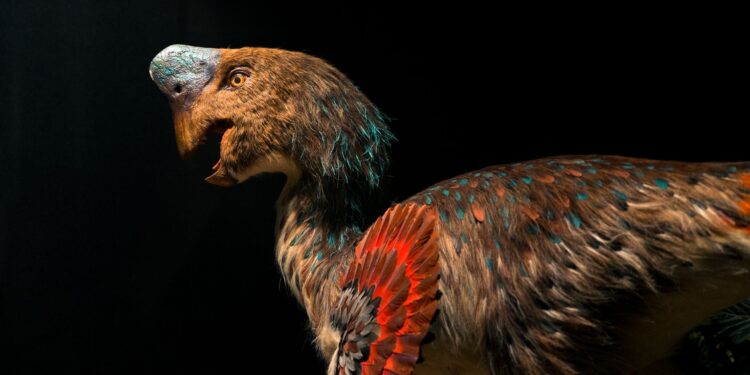 Dinosaurio con garras más metro