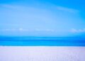 Una playa japón parece sacada