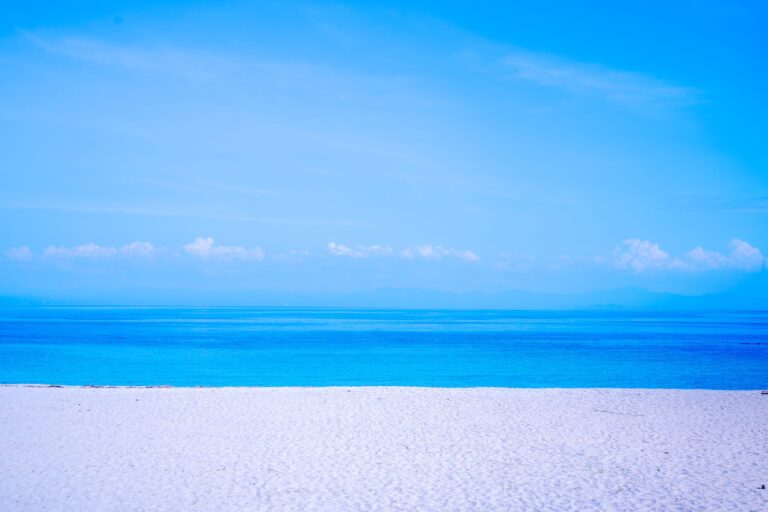 Una playa japón parece sacada