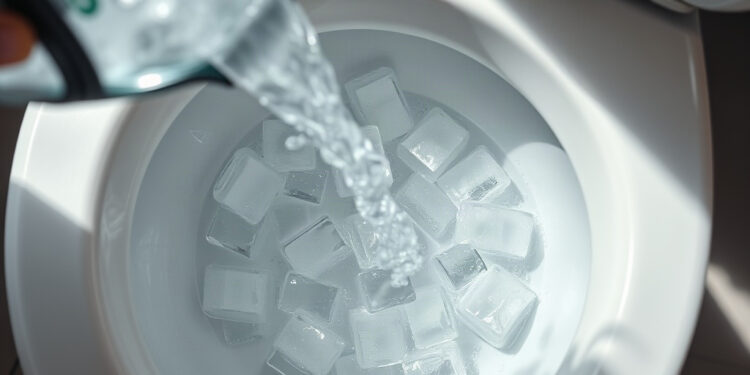 Verter hielo inodoro una semana