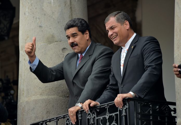 Resultado de imagen para Caricaturas de Rafael Correa y Maduro